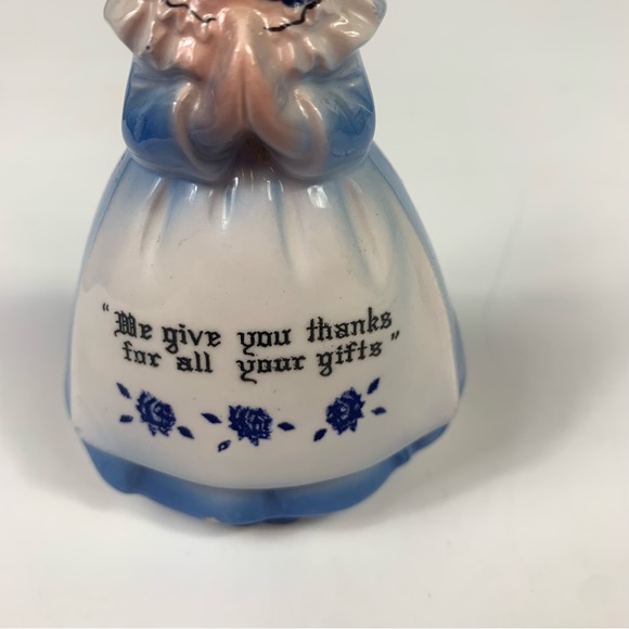 Vintage Enesco Kitchen Prayer Lady Figure Salt Shaker - Picture 2 of 5